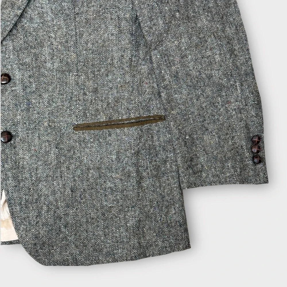 VTG Dallas by Paragon Mens Western Blazer Virgin Wool 44R Union Made‎ USA